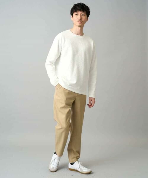 a.v.v / アー・ヴェ・ヴェ カットソー | 【イージーケア/洗濯機で洗える/毛玉になりにくい】キカジャガードクルーネックプルオーバー | 詳細2