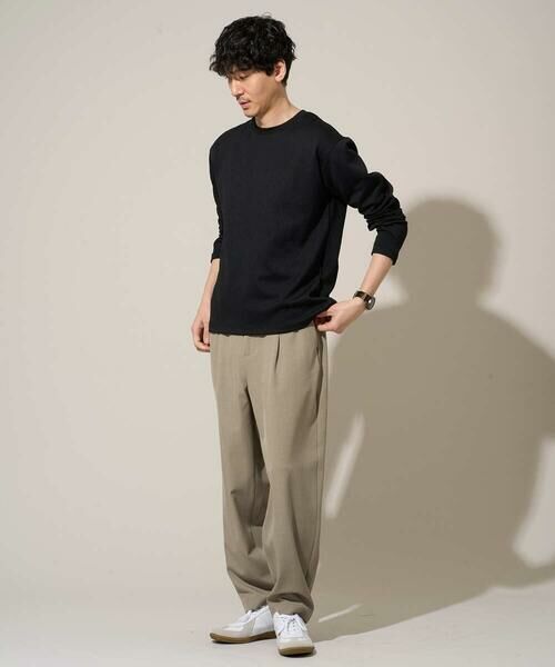 a.v.v / アー・ヴェ・ヴェ カットソー | 【イージーケア/洗濯機で洗える/毛玉になりにくい】キカジャガードクルーネックプルオーバー | 詳細21