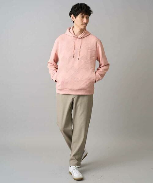 a.v.v / アー・ヴェ・ヴェ チノ・ワークパンツ | 【イージーケア/洗濯機で洗える/毛玉になりにくい/ストレッチ】メランジツイルセミルーズパンツ | 詳細10