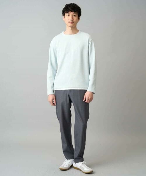 a.v.v / アー・ヴェ・ヴェ チノ・ワークパンツ | 【イージーケア/洗濯機で洗える/毛玉になりにくい/ストレッチ】メランジツイルセミルーズパンツ | 詳細13