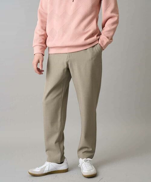 a.v.v / アー・ヴェ・ヴェ チノ・ワークパンツ | 【イージーケア/洗濯機で洗える/毛玉になりにくい/ストレッチ】メランジツイルセミルーズパンツ | 詳細23