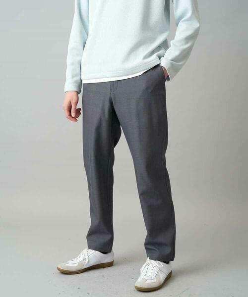 a.v.v / アー・ヴェ・ヴェ チノ・ワークパンツ | 【イージーケア/洗濯機で洗える/毛玉になりにくい/ストレッチ】メランジツイルセミルーズパンツ | 詳細24