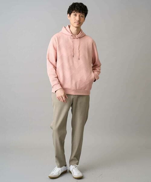 a.v.v / アー・ヴェ・ヴェ チノ・ワークパンツ | 【イージーケア/洗濯機で洗える/毛玉になりにくい/ストレッチ】メランジツイルセミルーズパンツ | 詳細9