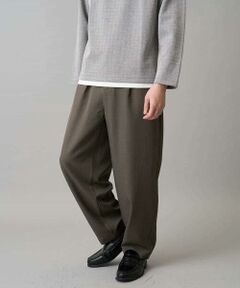 a.v.v / アー・ヴェ・ヴェ チノ・ワークパンツ | 【イージーケア/洗濯機で洗える/毛玉になりにくい/ストレッチ】メランジツイルイージーバルーンパンツ