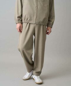 a.v.v / アー・ヴェ・ヴェ チノ・ワークパンツ | 【イージーケア/洗濯機で洗える/毛玉になりにくい/ストレッチ】メランジツイルイージーバルーンパンツ