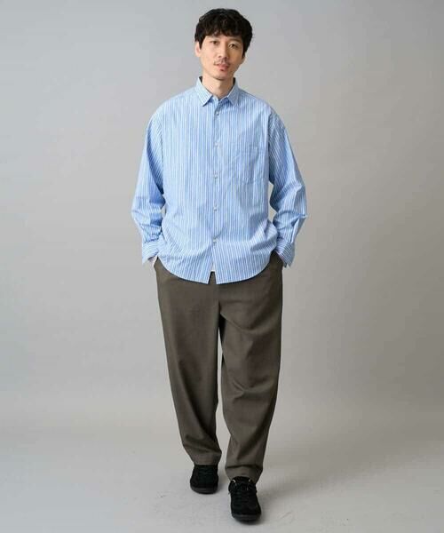 a.v.v / アー・ヴェ・ヴェ チノ・ワークパンツ | 【イージーケア/洗濯機で洗える/毛玉になりにくい/ストレッチ】メランジツイルイージーバルーンパンツ | 詳細14