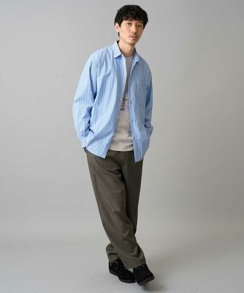 a.v.v / アー・ヴェ・ヴェ チノ・ワークパンツ | 【イージーケア/洗濯機で洗える/毛玉になりにくい/ストレッチ】メランジツイルイージーバルーンパンツ | 詳細17