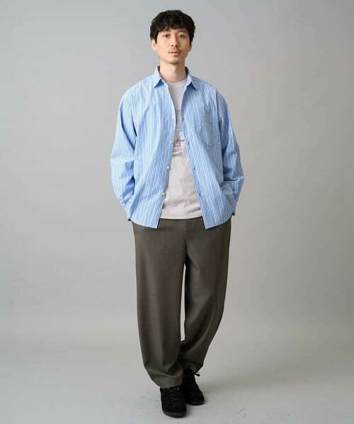 a.v.v / アー・ヴェ・ヴェ チノ・ワークパンツ | 【イージーケア/洗濯機で洗える/毛玉になりにくい/ストレッチ】メランジツイルイージーバルーンパンツ | 詳細18