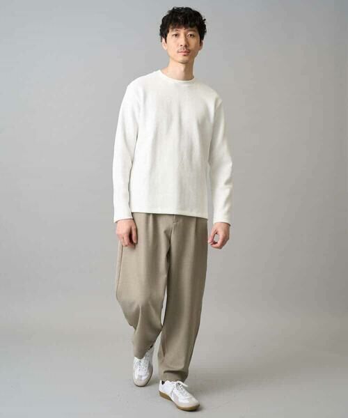 a.v.v / アー・ヴェ・ヴェ チノ・ワークパンツ | 【イージーケア/洗濯機で洗える/毛玉になりにくい/ストレッチ】メランジツイルイージーバルーンパンツ | 詳細19