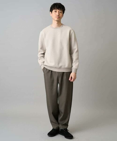 a.v.v / アー・ヴェ・ヴェ チノ・ワークパンツ | 【イージーケア/洗濯機で洗える/毛玉になりにくい/ストレッチ】メランジツイルイージーバルーンパンツ | 詳細3