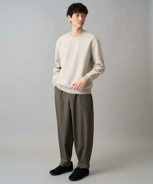 a.v.v / アー・ヴェ・ヴェ チノ・ワークパンツ | 【イージーケア/洗濯機で洗える/毛玉になりにくい/ストレッチ】メランジツイルイージーバルーンパンツ | 詳細4