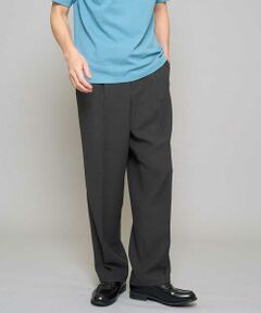 a.v.v / アー・ヴェ・ヴェ その他パンツ | 【イージーケア/洗濯機で洗える/毛玉になりにくい/ストレッチ】メッシュストレッチワンタックワイドイージースラックス