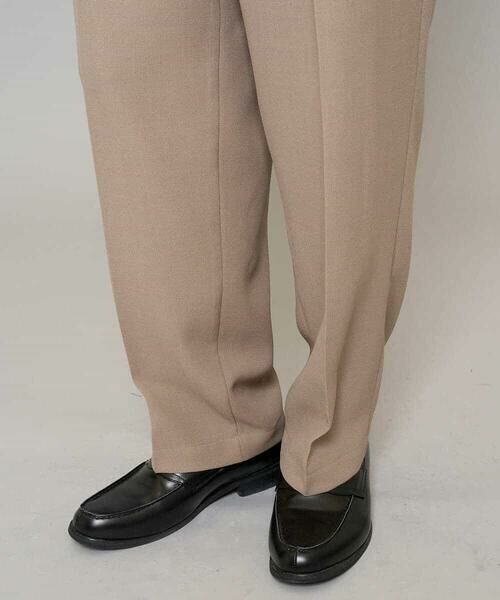 a.v.v / アー・ヴェ・ヴェ その他パンツ | 【イージーケア/洗濯機で洗える/毛玉になりにくい/ストレッチ】メッシュストレッチワンタックワイドイージースラックス | 詳細16
