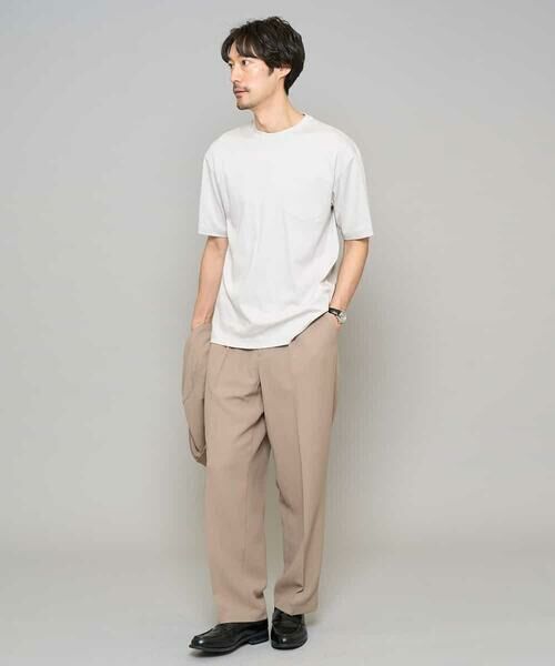 a.v.v / アー・ヴェ・ヴェ その他パンツ | 【イージーケア/洗濯機で洗える/毛玉になりにくい/ストレッチ】メッシュストレッチワンタックワイドイージースラックス | 詳細5