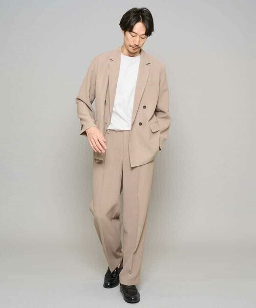 a.v.v / アー・ヴェ・ヴェ その他パンツ | 【イージーケア/洗濯機で洗える/毛玉になりにくい/ストレッチ】メッシュストレッチワンタックワイドイージースラックス | 詳細7