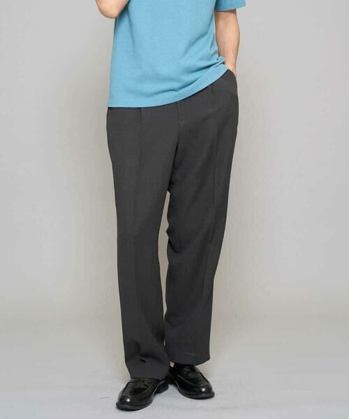 a.v.v / アー・ヴェ・ヴェ その他パンツ | 【イージーケア/洗濯機で洗える/毛玉になりにくい/ストレッチ】メッシュストレッチワンタックワイドイージースラックス | 詳細9