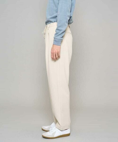 a.v.v / アー・ヴェ・ヴェ その他パンツ | 【イージーケア/洗濯機で洗える/速乾/毛玉になりにくい/ストレッチ】メランジストレッチ１タックワイドイージースラックス | 詳細15