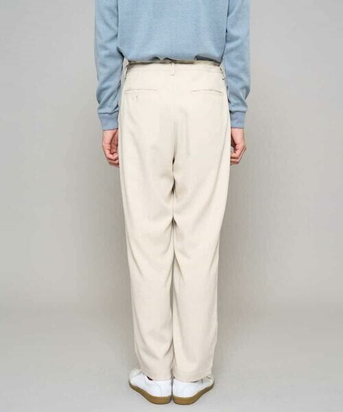 a.v.v / アー・ヴェ・ヴェ その他パンツ | 【イージーケア/洗濯機で洗える/速乾/毛玉になりにくい/ストレッチ】メランジストレッチ１タックワイドイージースラックス | 詳細16