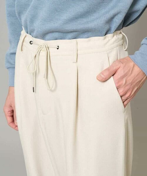 a.v.v / アー・ヴェ・ヴェ その他パンツ | 【イージーケア/洗濯機で洗える/速乾/毛玉になりにくい/ストレッチ】メランジストレッチ１タックワイドイージースラックス | 詳細18