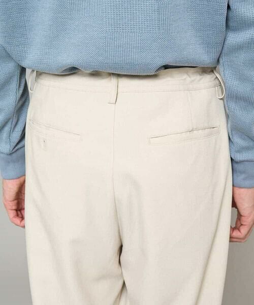 a.v.v / アー・ヴェ・ヴェ その他パンツ | 【イージーケア/洗濯機で洗える/速乾/毛玉になりにくい/ストレッチ】メランジストレッチ１タックワイドイージースラックス | 詳細19