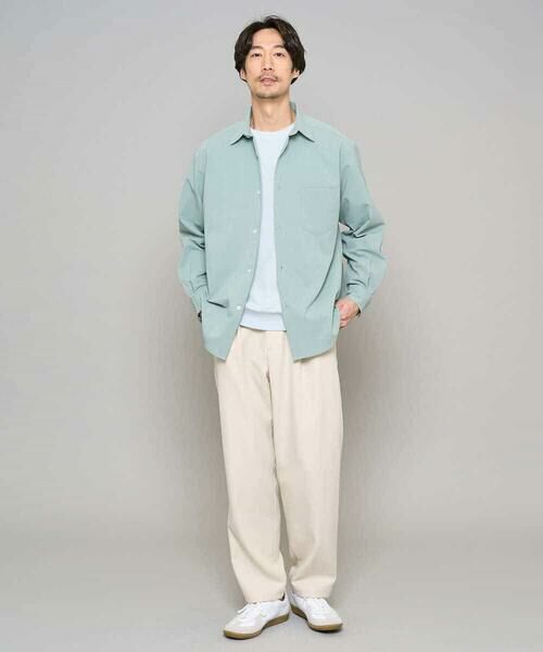 a.v.v / アー・ヴェ・ヴェ その他パンツ | 【イージーケア/洗濯機で洗える/速乾/毛玉になりにくい/ストレッチ】メランジストレッチ１タックワイドイージースラックス | 詳細5