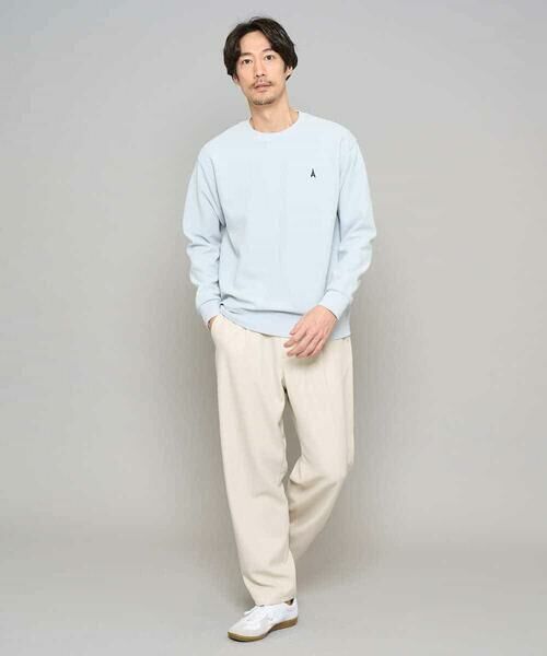 a.v.v / アー・ヴェ・ヴェ その他パンツ | 【イージーケア/洗濯機で洗える/速乾/毛玉になりにくい/ストレッチ】メランジストレッチ１タックワイドイージースラックス | 詳細7