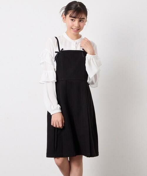 a.v.v / アー・ヴェ・ヴェ シャツ・ブラウス | [130-160]袖フリルブラウス | 詳細1