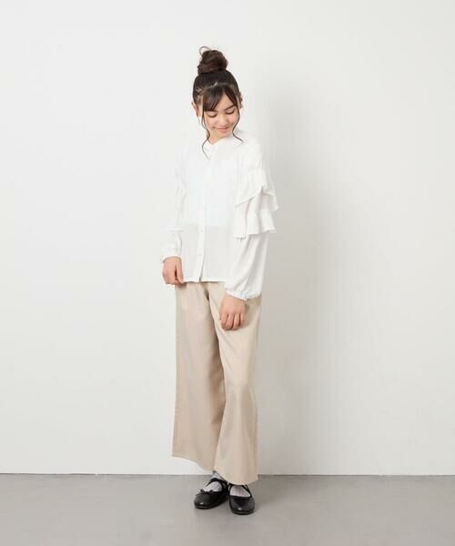 a.v.v / アー・ヴェ・ヴェ シャツ・ブラウス | [130-160]袖フリルブラウス | 詳細10