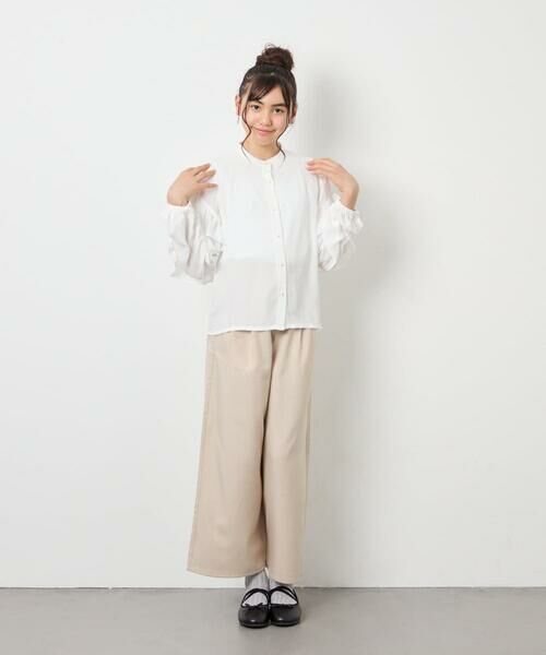 a.v.v / アー・ヴェ・ヴェ シャツ・ブラウス | [130-160]袖フリルブラウス | 詳細8