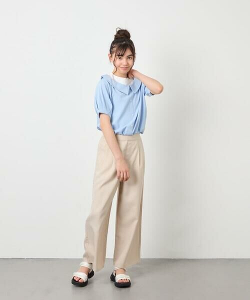 a.v.v / アー・ヴェ・ヴェ シャツ・ブラウス | [120-160]半袖レイヤード風シャツ | 詳細19