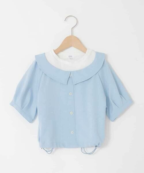 a.v.v / アー・ヴェ・ヴェ シャツ・ブラウス | [120-160]半袖レイヤード風シャツ | 詳細20