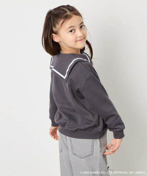 a.v.v / アー・ヴェ・ヴェ カーディガン・ボレロ | 【数量限定】[110-160][シナモロール＆ポチャッコ]フリル衿スウェットカーディガン | 詳細12