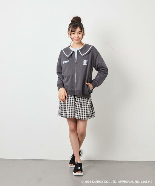 a.v.v / アー・ヴェ・ヴェ カーディガン・ボレロ | 【数量限定】[110-160][シナモロール＆ポチャッコ]フリル衿スウェットカーディガン | 詳細26