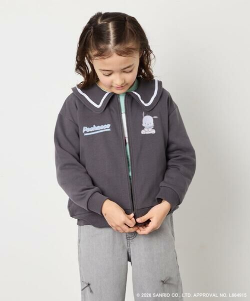 a.v.v / アー・ヴェ・ヴェ カーディガン・ボレロ | 【数量限定】[110-160][シナモロール＆ポチャッコ]フリル衿スウェットカーディガン | 詳細27