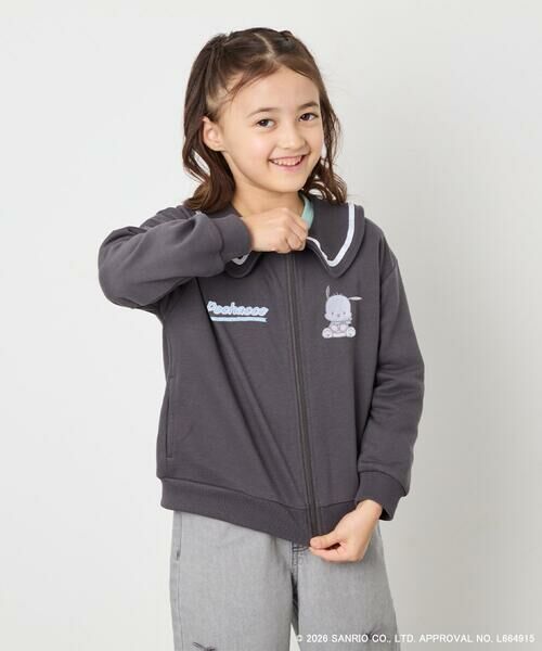 a.v.v / アー・ヴェ・ヴェ カーディガン・ボレロ | 【数量限定】[110-160][シナモロール＆ポチャッコ]フリル衿スウェットカーディガン | 詳細28