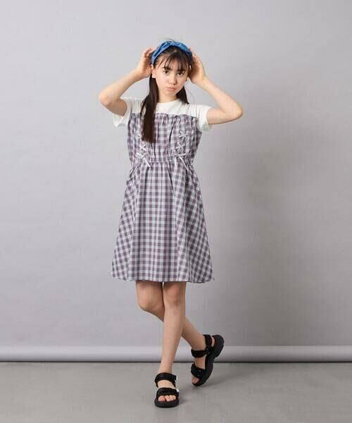 a.v.v / アー・ヴェ・ヴェ ロング・マキシ丈ワンピース | [120-160]レースアップドッキングワンピース | 詳細22