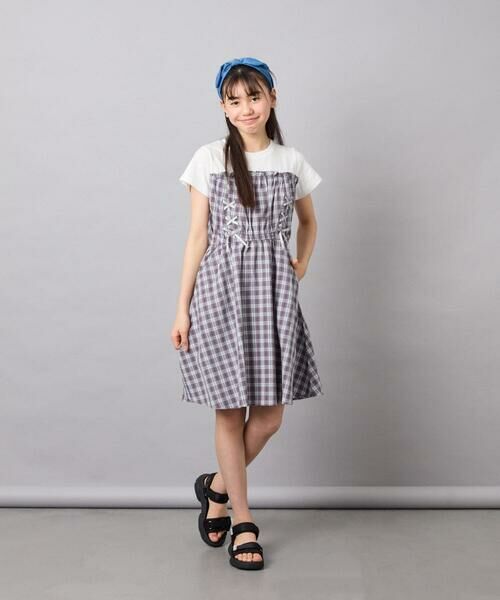 a.v.v / アー・ヴェ・ヴェ ロング・マキシ丈ワンピース | [120-160]レースアップドッキングワンピース | 詳細24