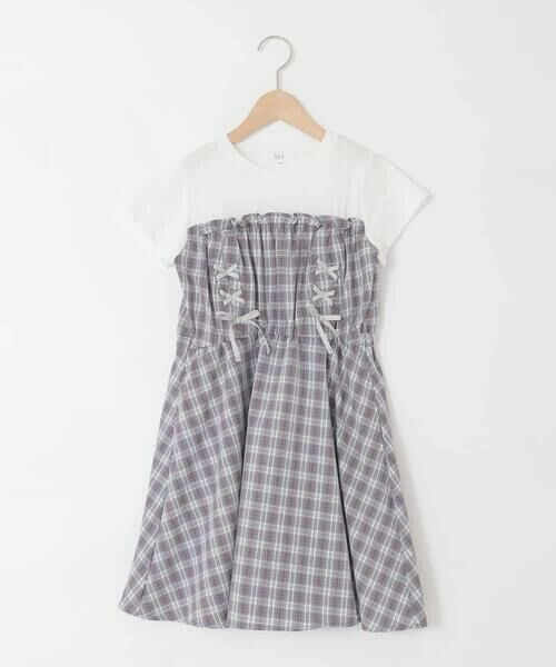 a.v.v / アー・ヴェ・ヴェ ロング・マキシ丈ワンピース | [120-160]レースアップドッキングワンピース | 詳細28