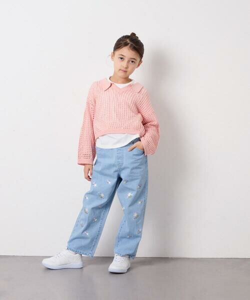 a.v.v / アー・ヴェ・ヴェ ニット・セーター | [120-160][セット]襟付きメッシュニットレイヤードトップス | 詳細6