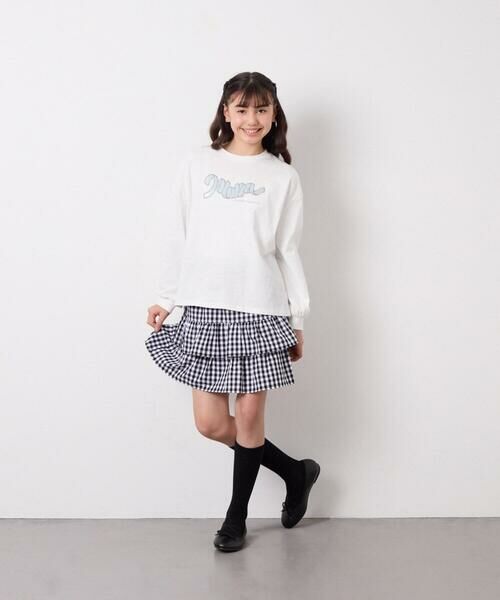a.v.v / アー・ヴェ・ヴェ ミニ・ひざ丈スカート | [110-150]ギンガムフリルスカート | 詳細10