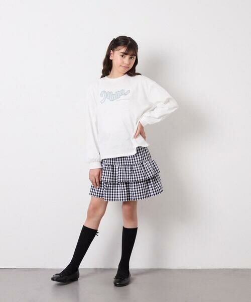 a.v.v / アー・ヴェ・ヴェ ミニ・ひざ丈スカート | [110-150]ギンガムフリルスカート | 詳細11