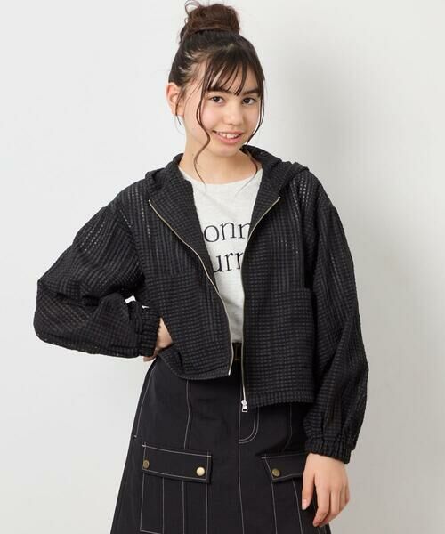 a.v.v / アー・ヴェ・ヴェ その他アウター | [120-160]ドロストシアーチェックブルゾン（ブラック）