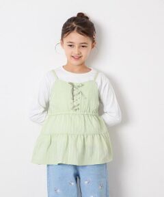 a.v.v / アー・ヴェ・ヴェ その他トップス | [120-160]3WAYレイヤードチュールトップス