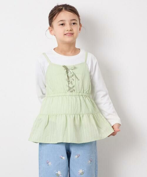 a.v.v / アー・ヴェ・ヴェ その他トップス | [120-160]3WAYレイヤードチュールトップス | 詳細3