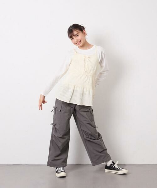 a.v.v / アー・ヴェ・ヴェ その他トップス | [120-160]3WAYレイヤードチュールトップス | 詳細16
