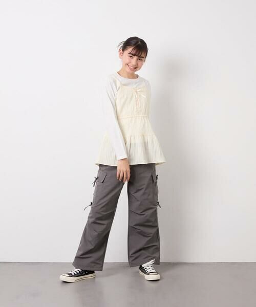 a.v.v / アー・ヴェ・ヴェ その他トップス | [120-160]3WAYレイヤードチュールトップス | 詳細17