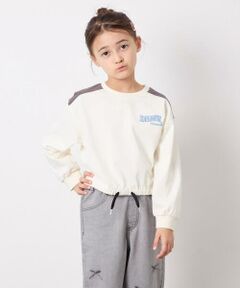 a.v.v / アー・ヴェ・ヴェ カットソー | [130-160]配色ラインロゴカットソー