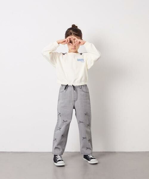 a.v.v / アー・ヴェ・ヴェ カットソー | [130-160]配色ラインロゴカットソー | 詳細5