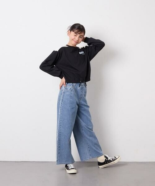 a.v.v / アー・ヴェ・ヴェ カットソー | [130-160]配色ラインロゴカットソー | 詳細13
