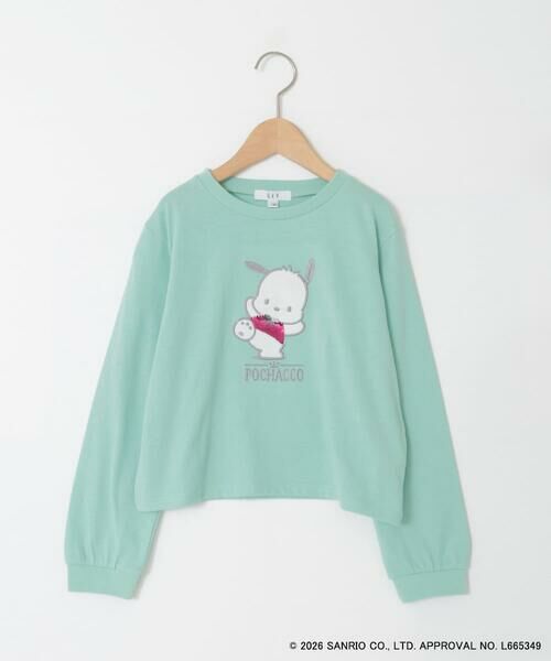 a.v.v / アー・ヴェ・ヴェ カットソー | 【数量限定】[110-140][シナモロール＆ポチャッコ]スパンコールTシャツ | 詳細1